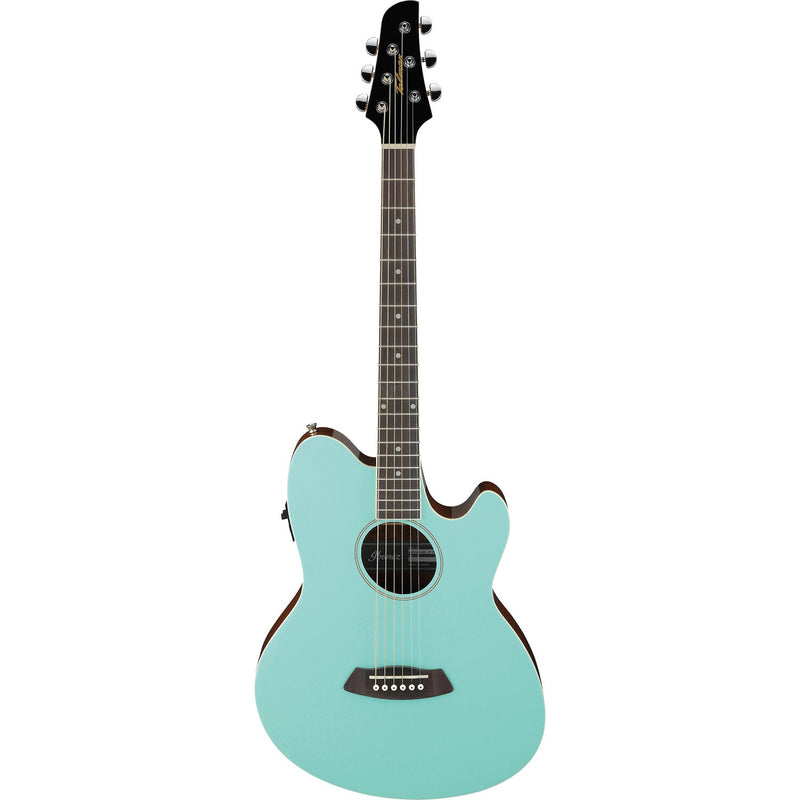 Ibanez Talman TCY10E Acoustic-Electric Guitar, Sea Foam Green