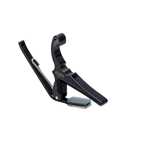 KYSER Quick-Change Capo for 6-String Acoustic Guitars (Black)-Dirt Cheep