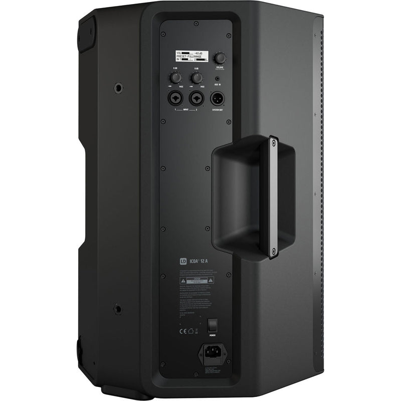 LD Systems ICOA 12 A Two-Way 12" Coaxial 1200W Powered Portable PA Speaker
