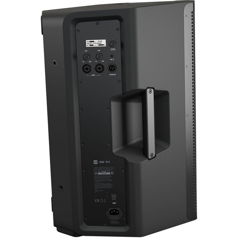 LD Systems ICOA 12 A Two-Way 12" Coaxial 1200W Powered Portable PA Speaker
