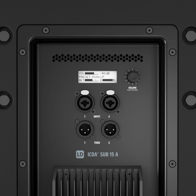 LD Systems ICOA SUB 15 A Powered 15" Bass Reflex PA Subwoofer
