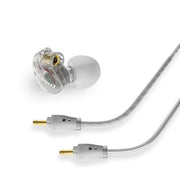 MEElectronics M6 PRO G2 Universal-Fit Noise-Isolating Musician's In-Ear Monitors with Detachable Cables (Clear)-Dirt Cheep