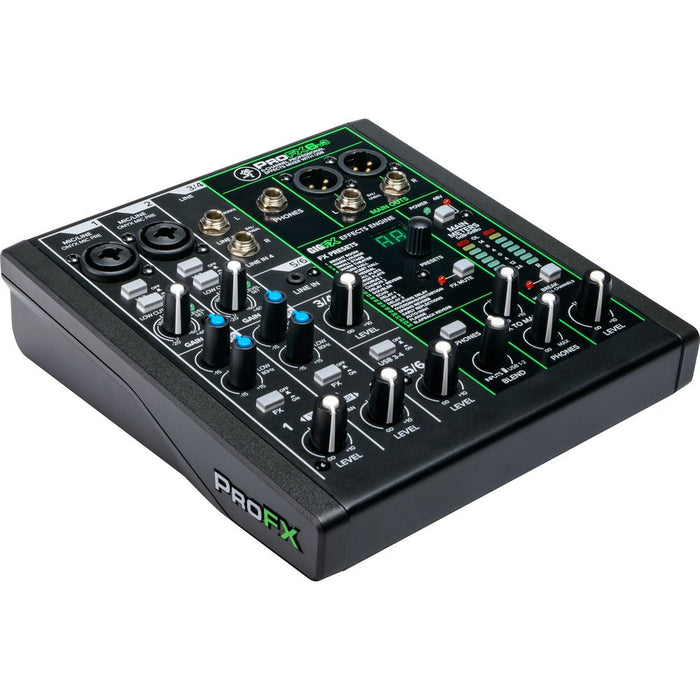 Mackie ProFX6v3 6-Channel Professional Mixer with Built-In FX and USB
