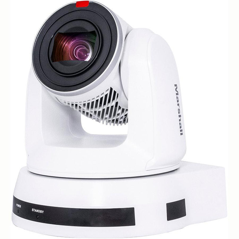 Marshall Electronics CV630-IPW UHD30 IP PTZ 30x Optical Zoom 8.5mp (1/2.5 Inch) Camera (4.6 135mm), White