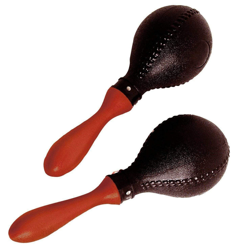 New York Pro Plastic Maracas, Wood Handles-Dirt Cheep