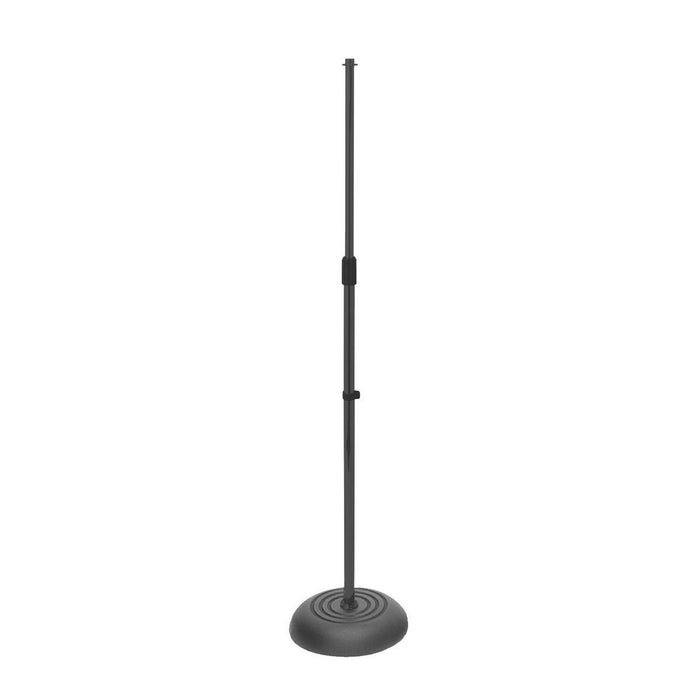 On-Stage Stands MS7201B Round Base Mic Stand, Black-Dirt Cheep