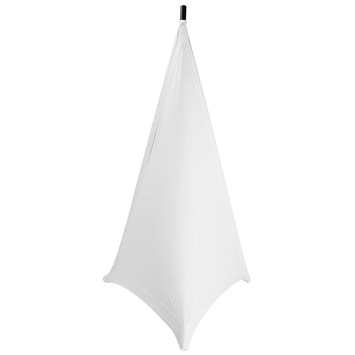 On-Stage Stands SSA100W Speaker/Lighting Stand Skirt, White-Dirt Cheep