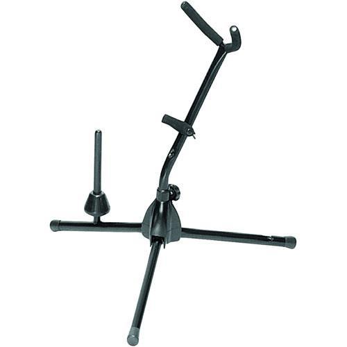 On-Stage Stands SXS7101B Alto / Tenor Sax Stand with Flute Peg-Dirt Cheep