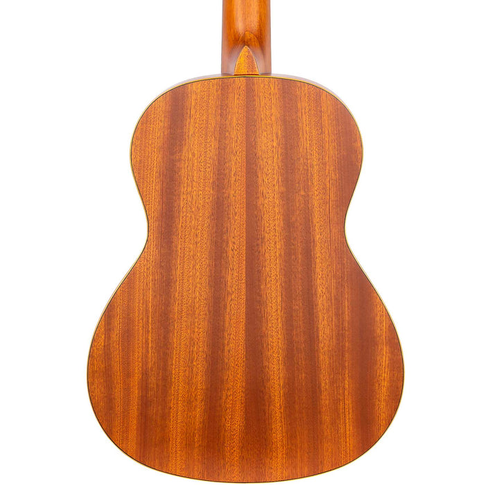 Ortega Family Series R122L-3/4 3/4 Size Left-Handed Classical Guitar, Satin Natural