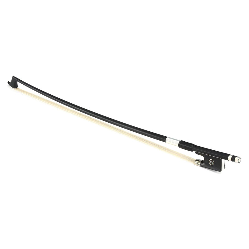 Oxford VBF-100B Black Fiberglass Violin Bow, 4/4