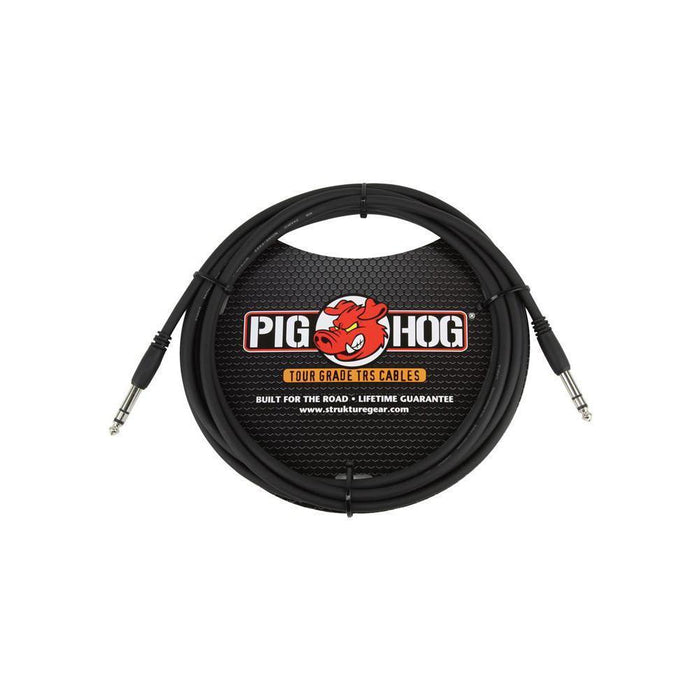 Pig Hog Cable PTRS03 - 1/4" TRS, 3 ft-Dirt Cheep