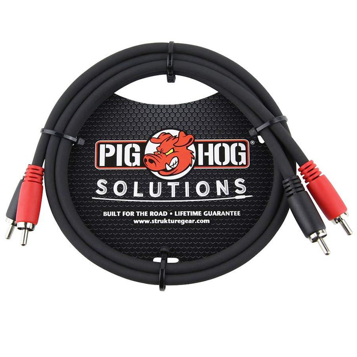 Pig Hog PD-RCA06 6ft RCA-RCA Dual Cable