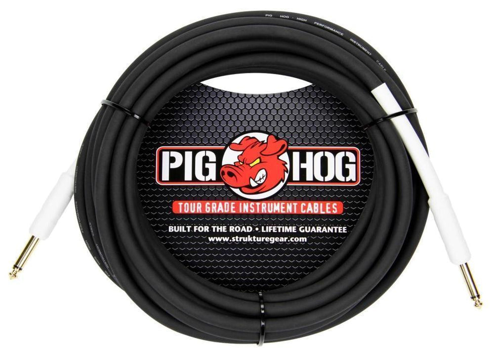 Pig Hog PH25 25 ft 1/4" - 1/4" 8mm Instrument Cable-Dirt Cheep