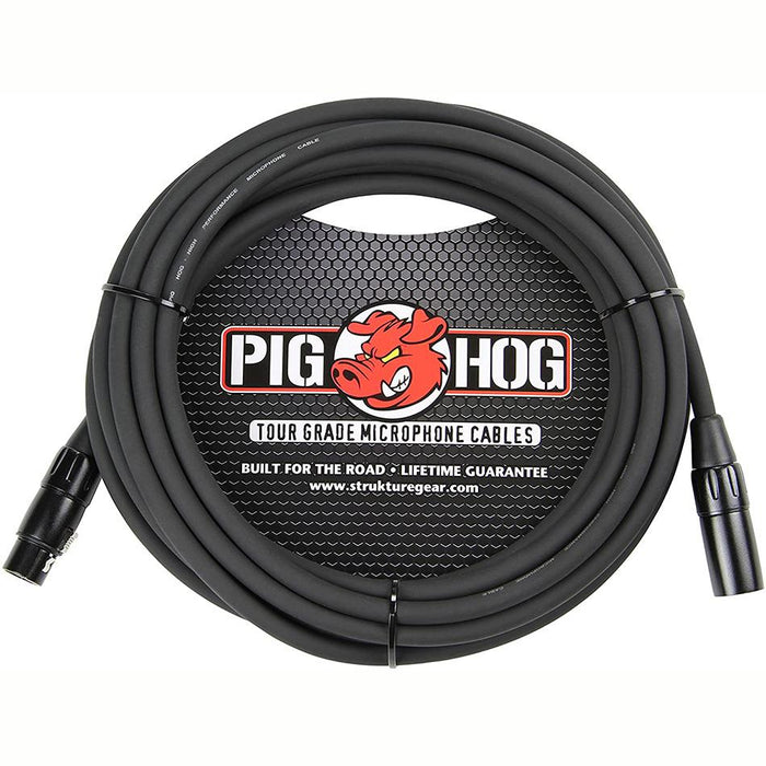 Pig Hog PHM25 High Performance 8mm XLR Microphone Cable, 25 Feet