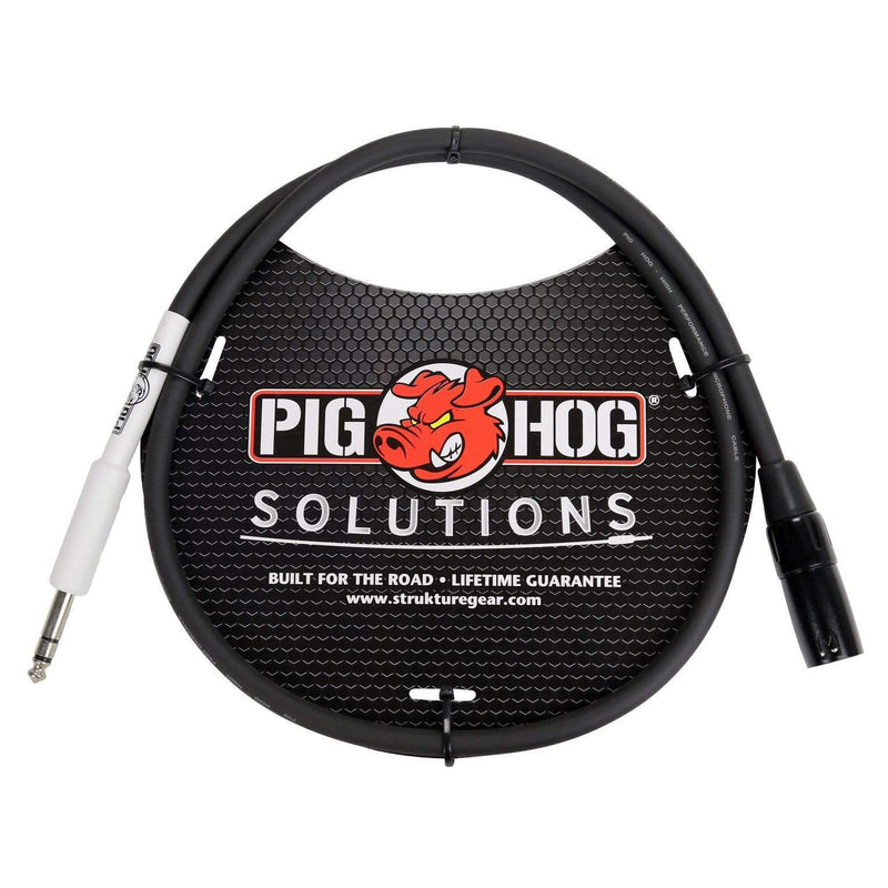 Pig Hog PX4T6 Cable - XLR male to 1/4" TRS, 6ft-Dirt Cheep