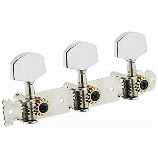 Ping P2631 Standard Tuning Machines, 3-per-plate, Chrome Buttons-Dirt Cheep