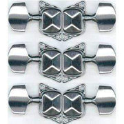 Ping P2642 Chrome Standard Button Guitar Tuning Machines, 3x3, Set of 6-Dirt Cheep