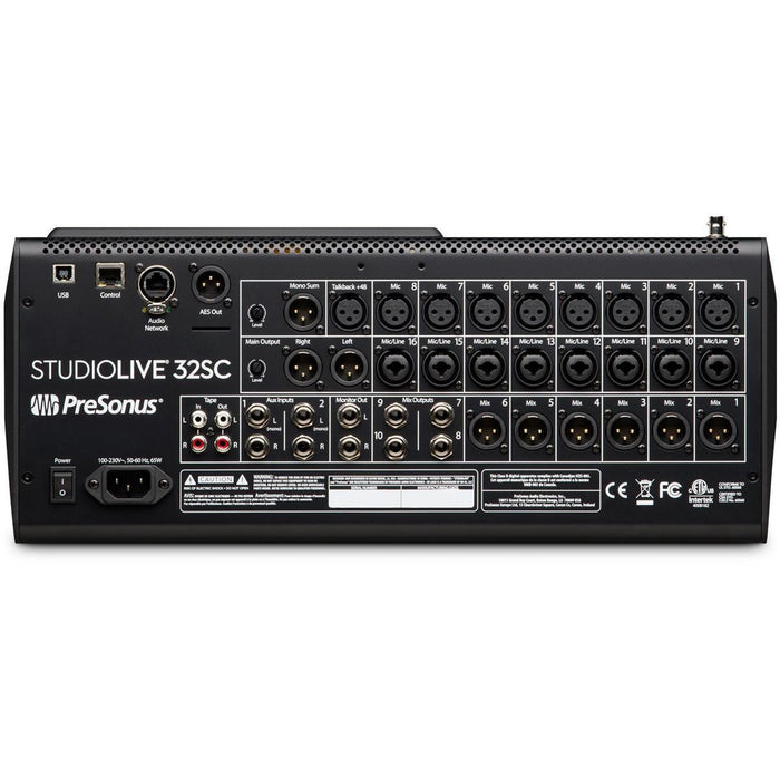 PreSonus StudioLive 32SC Series III S 32-Channel Subcompact Digital Mixer/Recorder/Interface