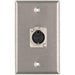 RapcoHorizon SP-1DFN XLR Single Gang Wall Plate with 1 Neutrik NC3FD-L-1 Connector-Dirt Cheep