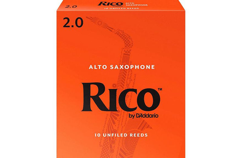 Rico Alto Sax Reeds, Strength 2.0, 10-pack-Dirt Cheep