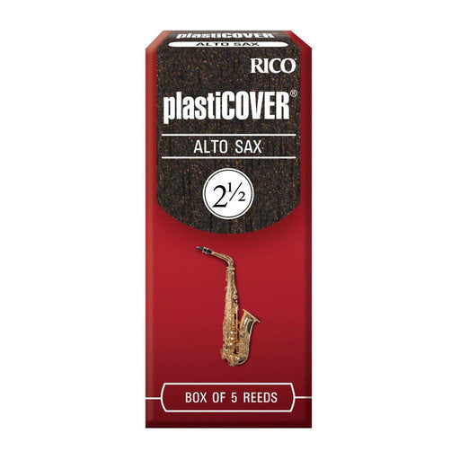Rico Plasticover Alto Sax Reeds, Strength 2.5, 5-pack-Dirt Cheep