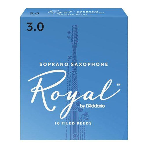 Rico Royal Soprano Sax Reeds, Strength 3.0, 10-pack-Dirt Cheep