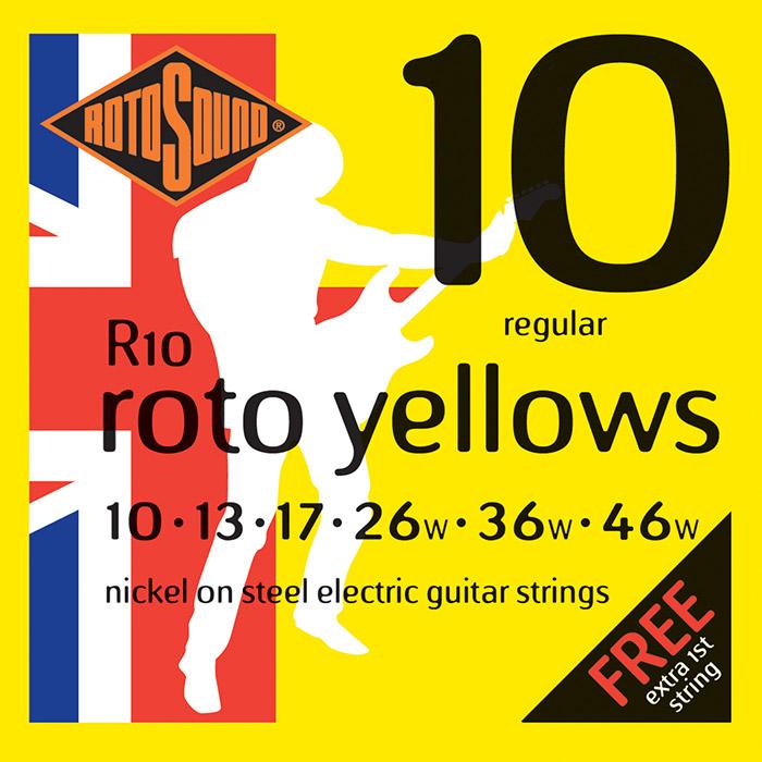 Rotosound R10 Nickel Electric Guitar Strings (10-46)-Dirt Cheep