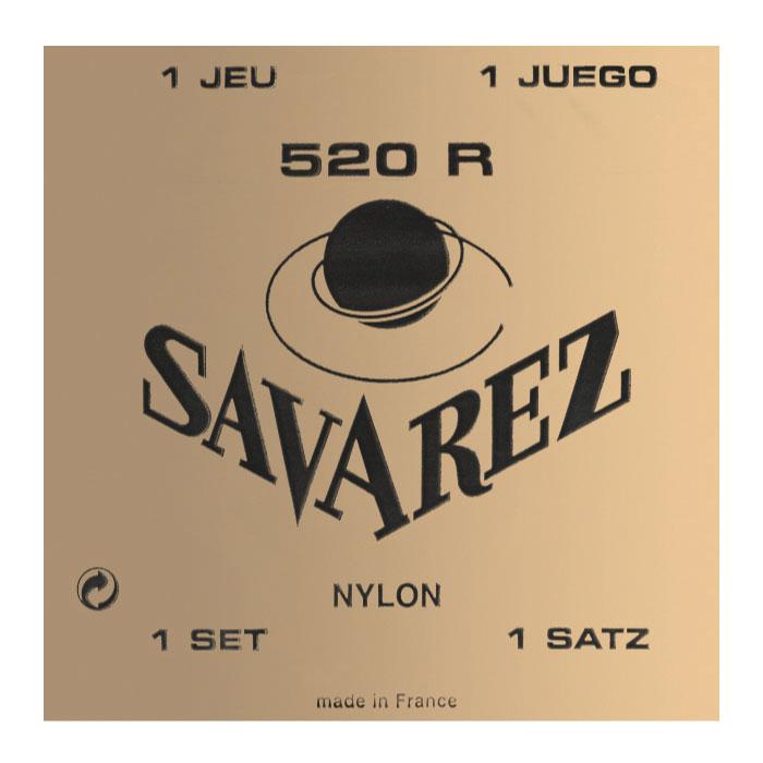 Savarez 520R Professional Classical Guitar Strings, Nylon