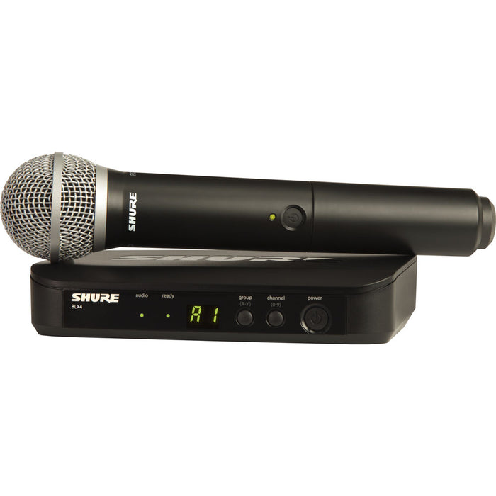 Shure BLX24/PG58 Wireless Handheld Microphone System with PG58 Capsule (H9: 512 to 542 MHz)