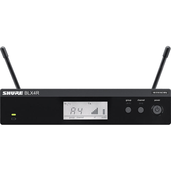 Shure BLX24R/SM58 Rackmount Wireless Handheld Microphone System with SM58 Capsule (H9: 512 to 542 MHz)