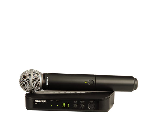 Shure BLX24/SM58-H9 Handheld Wireless System with SM58 Handheld Microphone (512-542 MHz)-Dirt Cheep