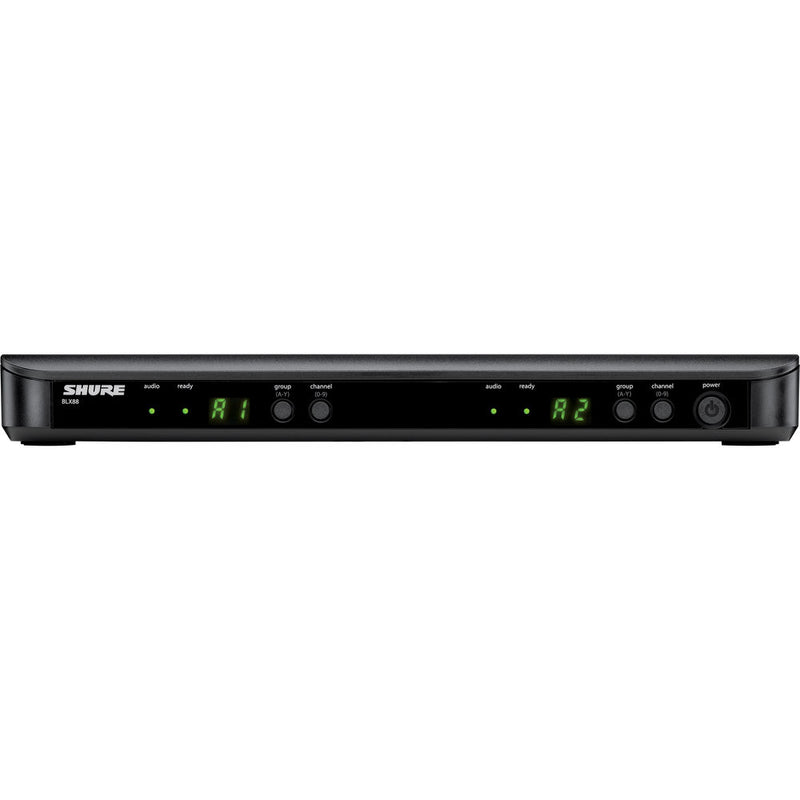 Shure BLX288/PG58 Dual-Channel Wireless Handheld Microphone System with PG58 Capsules (H9: 512 to 542 MHz)