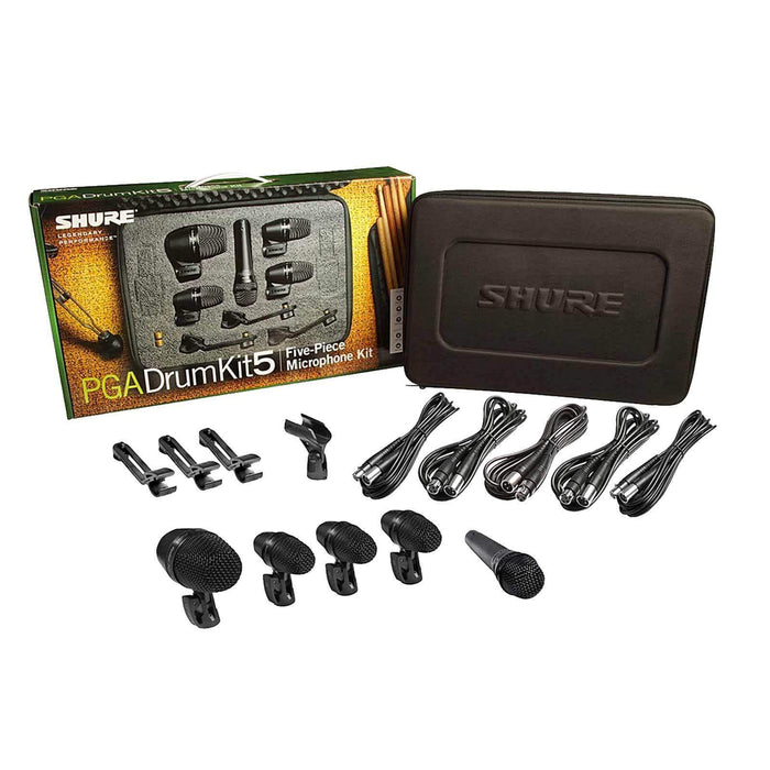 Shure PGADRUMKIT5 5-Piece Drum Microphone Kit-Dirt Cheep