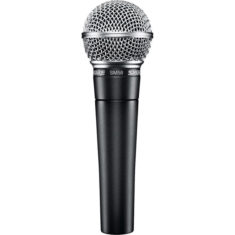 Shure SM58-LC Cardioid Vocal Microphone with Clip-Dirt Cheep