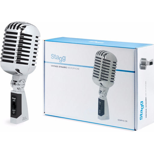 Stagg SDMP40CR Retro Vintage Microphone 50's Cardioid Dynamic Multipurpose-Dirt Cheep