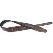 Stagg SPFL 40 DBRW Padded Leather Style Guitar Strap, Dark Brown-Dirt Cheep