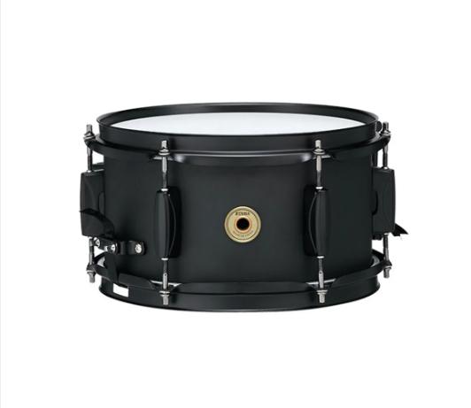 Tama Metal Works Steel Snare Drum - 5.5 x 10 inch - Black/Black