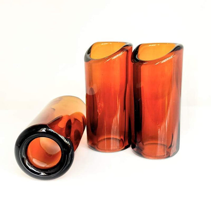 The Rock Slide Amber Glass Slide - Medium GRS-MA-Dirt Cheep