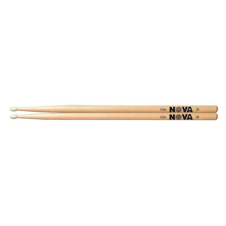 Vic Firth NO2BN Nova 2B Nylon Tip Drum Sticks, Pair-Dirt Cheep