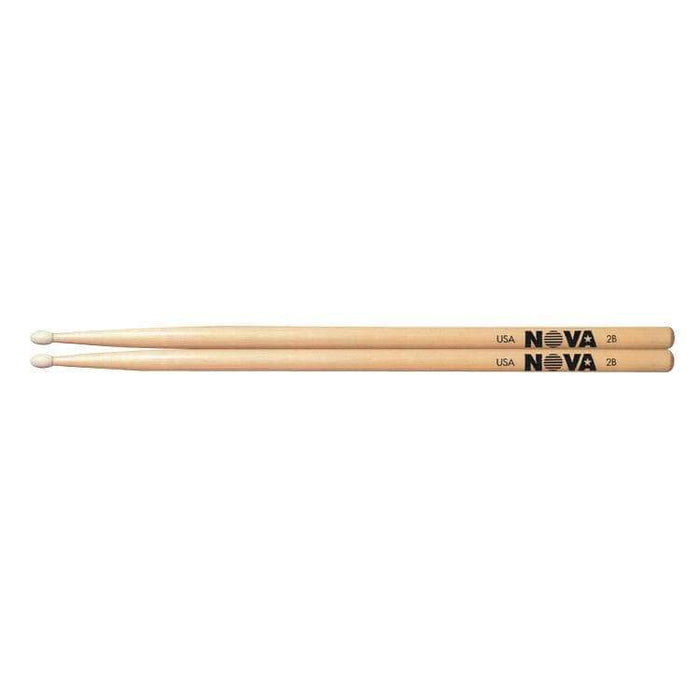 Vic Firth NO2BN Nova 2B Nylon Tip Drum Sticks, Pair-Dirt Cheep