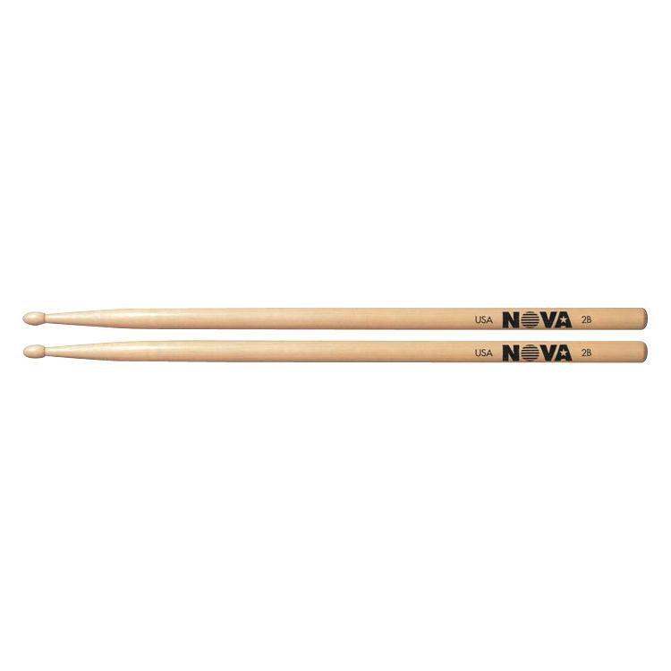 Vic Firth NO2BW Nova 2B Wood Tip Drum Sticks, Pair-Dirt Cheep