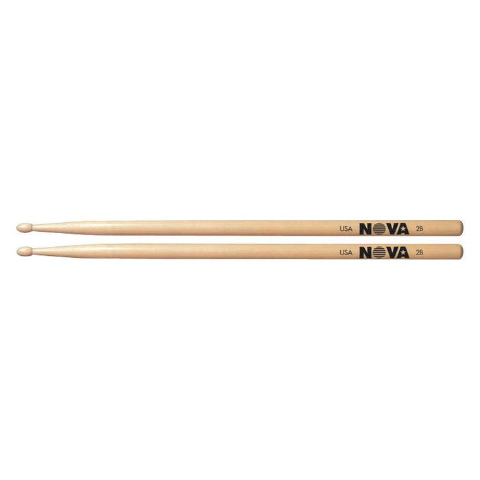 Vic Firth NO2BW Nova 2B Wood Tip Drum Sticks, Pair-Dirt Cheep