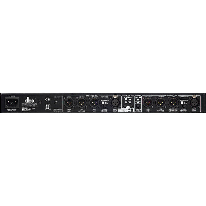 dbx 234xs Stereo 2/3 Way, Mono 4-Way Crossover (XLR)